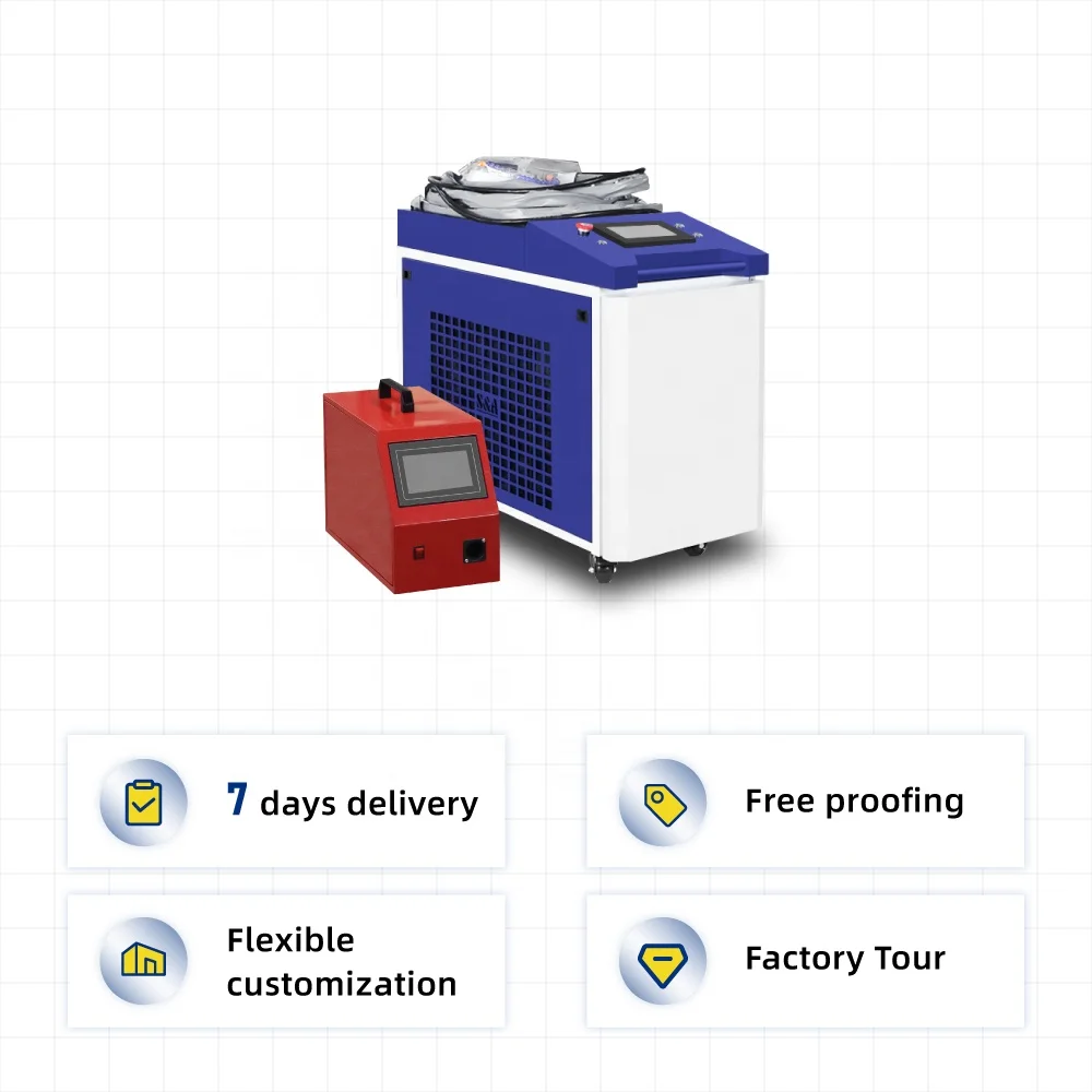 China Made 2000w Handheld Laser Welding Machine 3 in 1 Welding Cleaning and Cutting