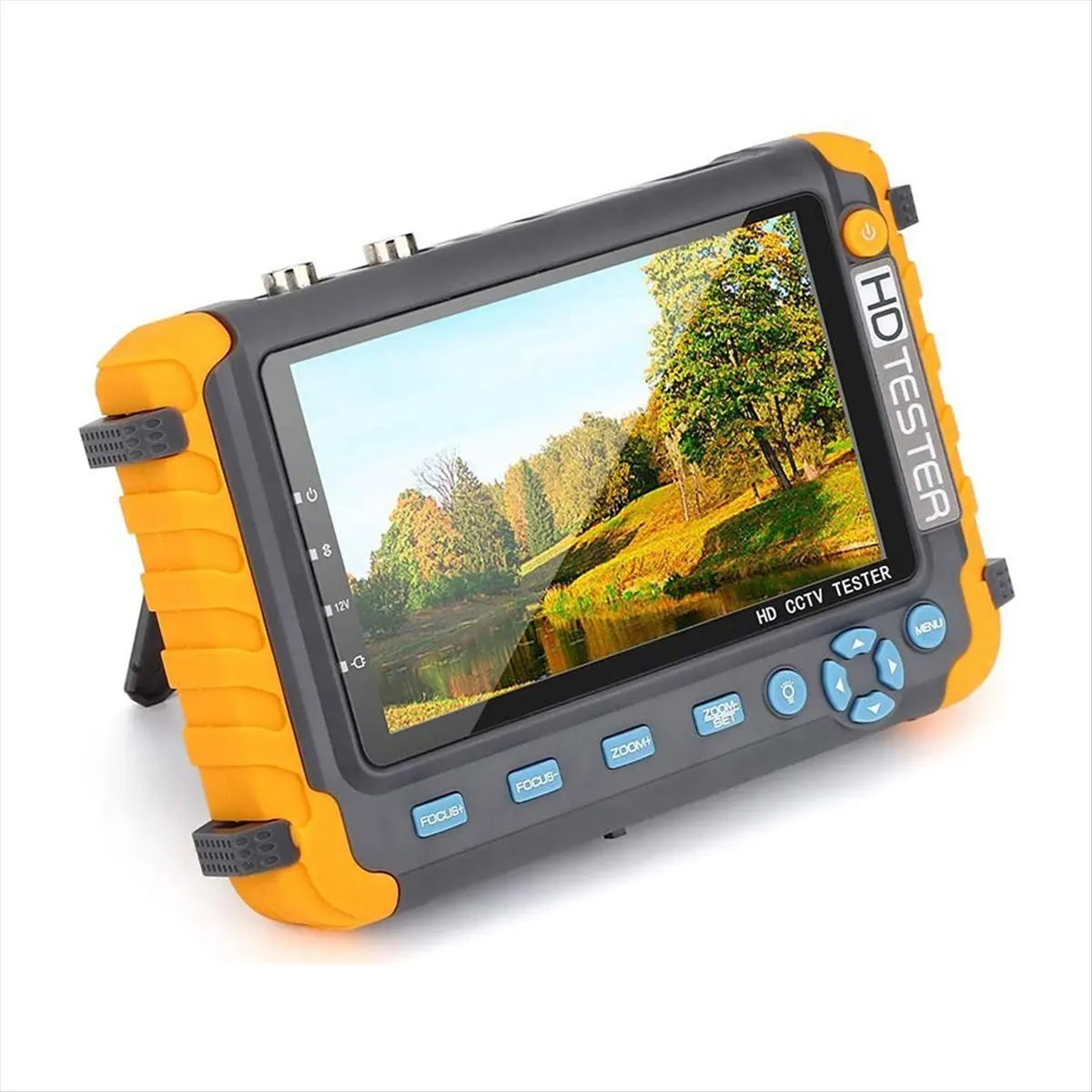 SCLS 8MP CCTV Security Camera Tester IV8W 5Inch CCTV Monitor AHD/CVI/TVI CVBS Analog Camera Tester Cameras Tester HD EU Plug