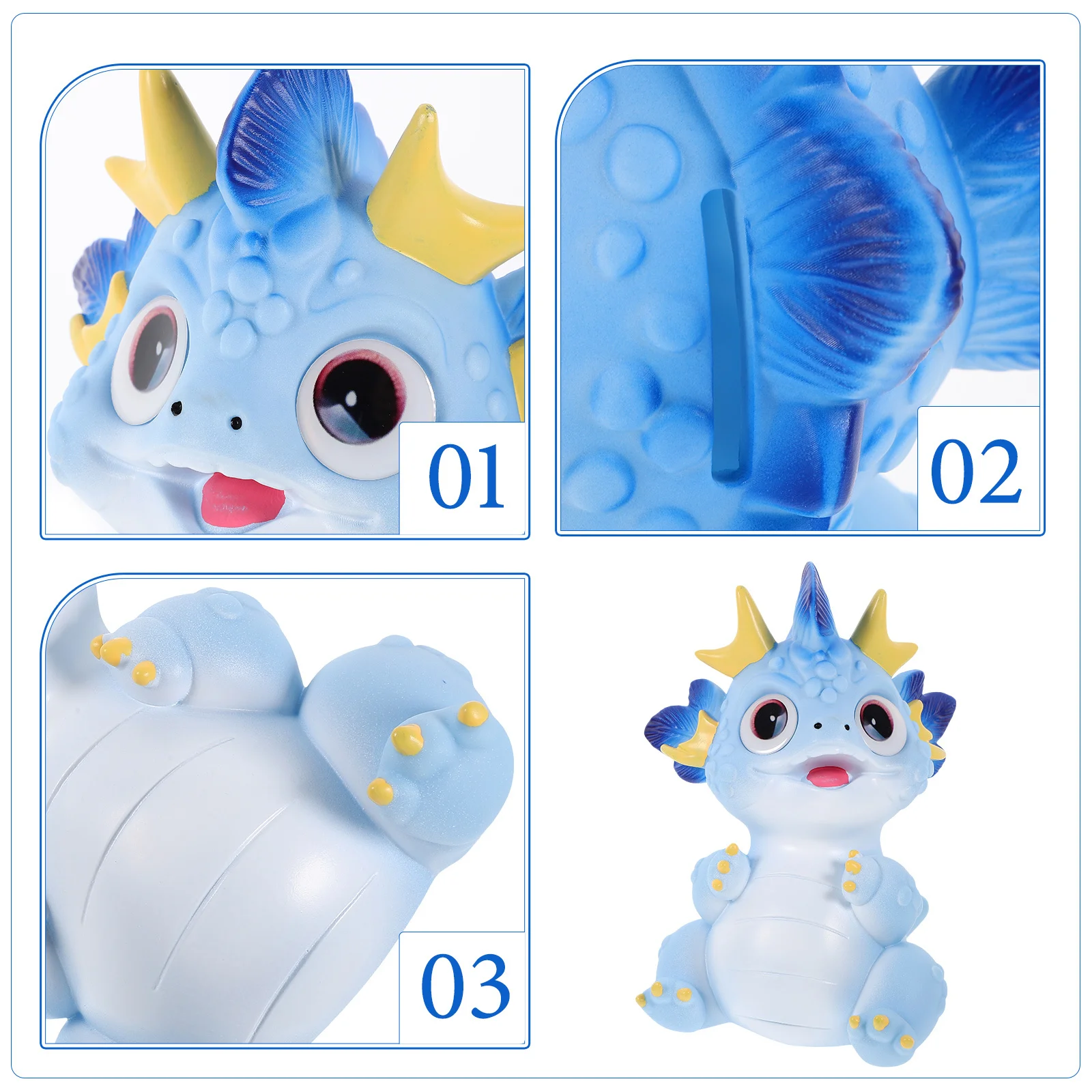 Leuke Kameleon Spaarpot Kinderkamer Decor Vinyl Muntcontainer Schattige Geldbesparende Pot Spaarpot Vinyl Muntcontainer