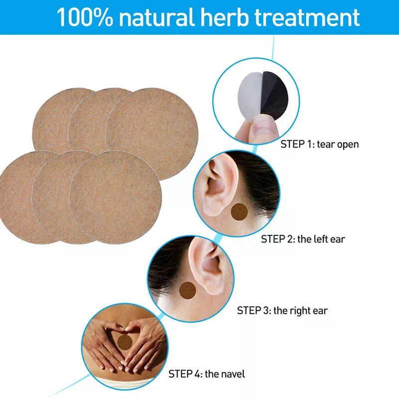 36PCS Travel Motion Sickness Stickers Natural Safety Anti Car Sickness Patch Mini Quick Long-Lasting Durable for Adult Elderly