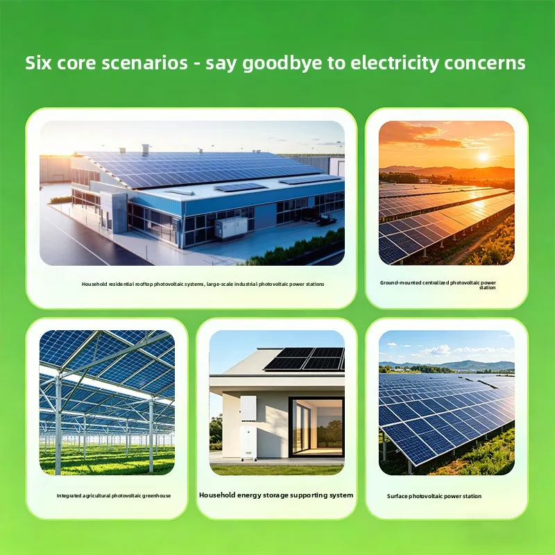 Plug And Play  SystemHybrid Grid Energy Storage Photovoltaic System 30-50KW Solis Inverter Monocrystalline Silicon Househol