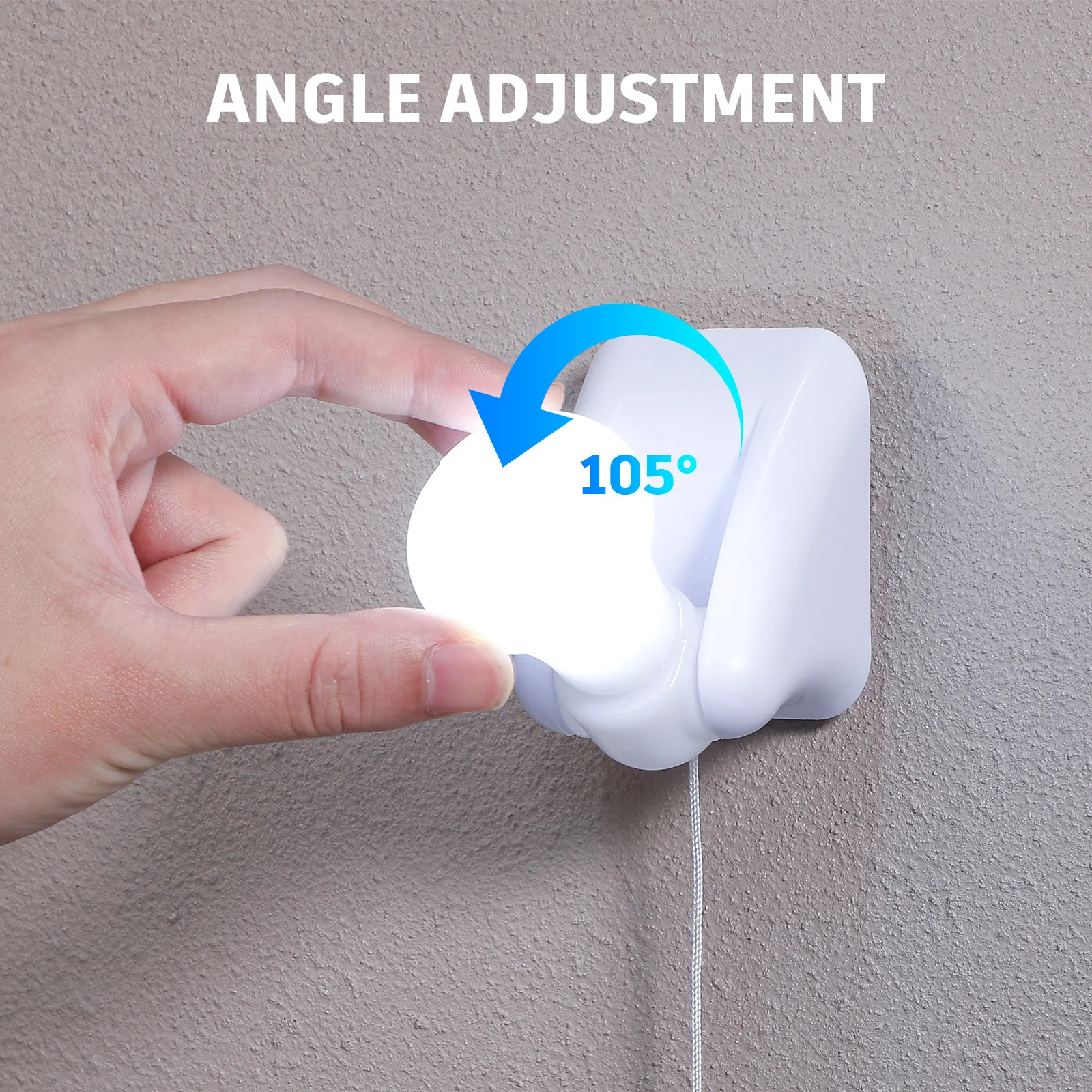 

Tent Lights LED Bulb Wall Mount Lamp Rechargeable Closet Batteries Large Capacity Long Time Lighting Easy Install Self Adhesive