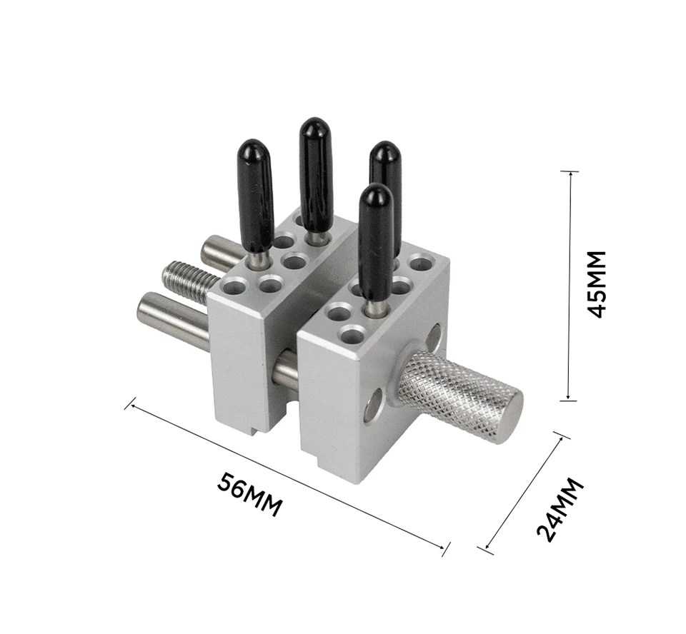 Multifunktionaler 2-in-1 Mini-Tischschraubstock, kompaktes, verstellbares Präzisionswerkzeug für Modellbau, Hobby- und DIY-Bastelprojekte – Detail 10