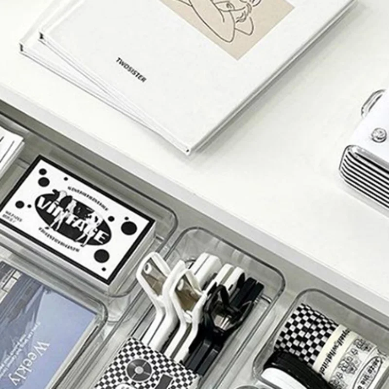 Hot Sale Stackable Acrylic Drawer Organizer Adjustable Divider Trays For Cosmetics Modular Makeup Storage Box