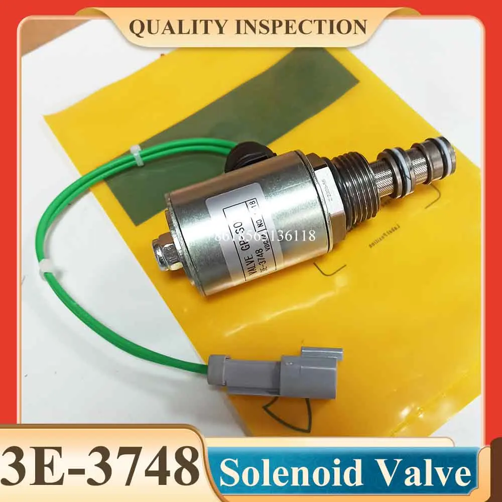 

24V Solenoid Valve 3E-3748 3E3748 for Excavator Solenoid Valve 824G/D10R/D11R/950F/966F/980F/992D/825G