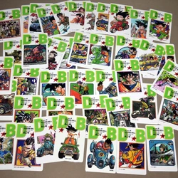 Animazione periferiche Dragon Ball carta da collezione comic cover card Goku set completo di 42 large collection iron box small card