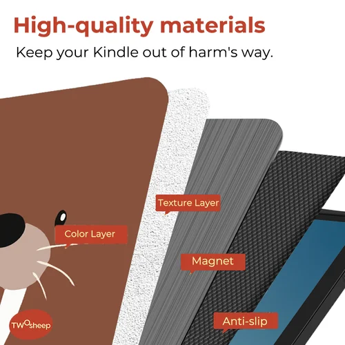 Imagen 2 del producto Funda Twosheep para Kindle Paperwhite 12th & 6/7/10/11th y para 2024 Funda protectora para Kindle 11th con Auto-wake totalmente nueva