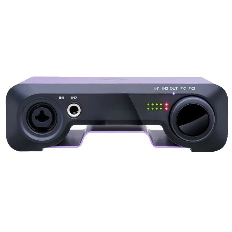 Sound card built-in DSP dual-channel professional recording mixing live audio interface