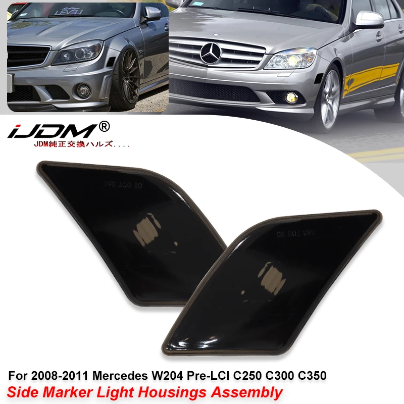 

Fender Light For Benz C200 C230 C250 C280 C300 C350 C63 AMG W204 2008-2011 Turn Signal Side Marker Light 2048200121 2048200221