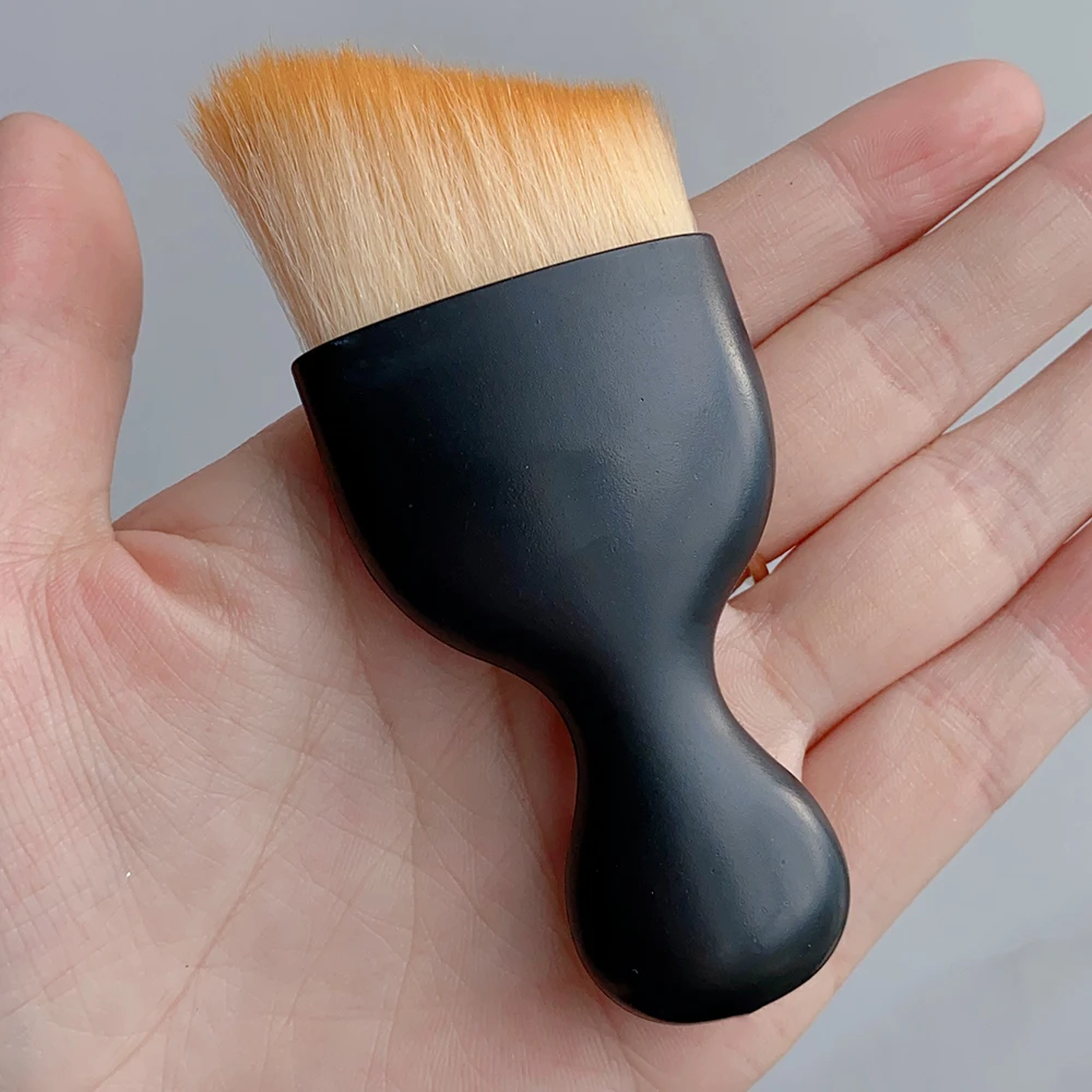 1 pçs multi escova de limpeza portátil ferramenta de limpeza alta densidade detalhe escova de remoção de poeira manicure/auto interior escova de poeira