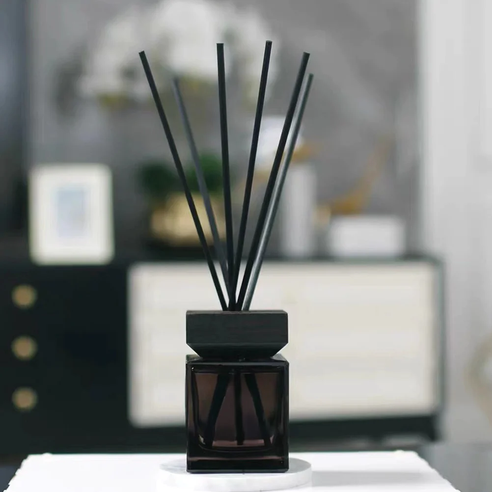 100Ml Aromatherapy Diffuser Bottle With Wooden Cap Rattan Sticks Home Scent Essential Oil Container Fresh Eco