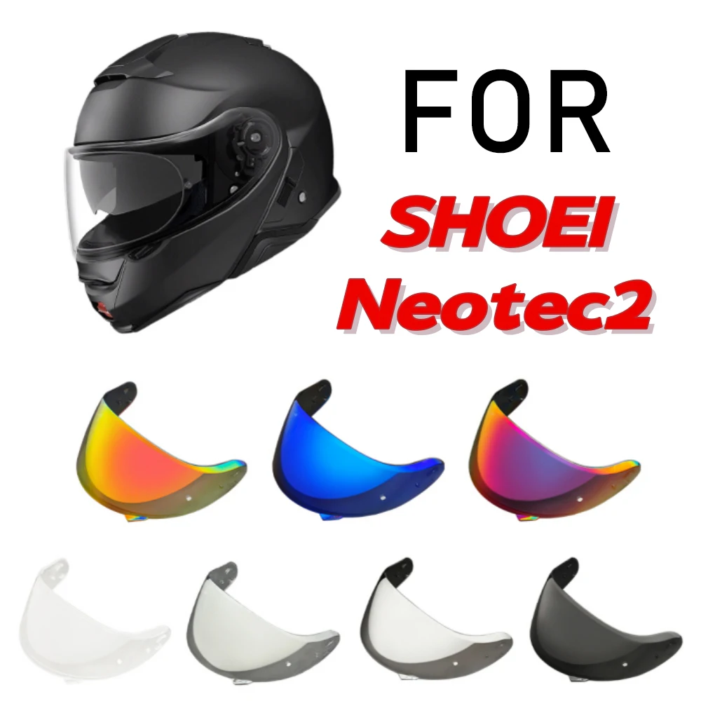 For Shoei Neotec 2 Neotec II CNS-3 Helmet Visor Sunshield Uv Protection Lens casque moto helmets visiera casco