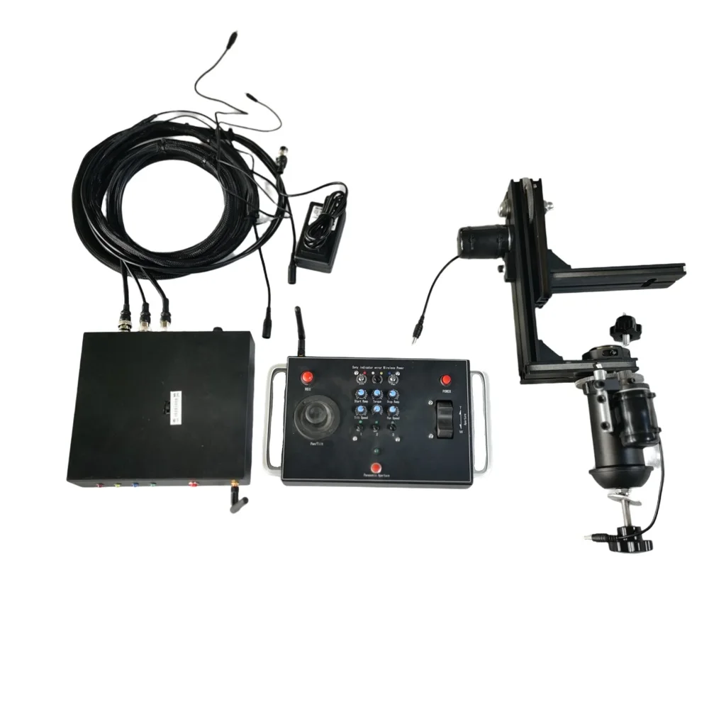 

Tripod Remote Wireless Camcorder Recording Zoom Head Motor Control System Two-axis Effective control of 100m distance