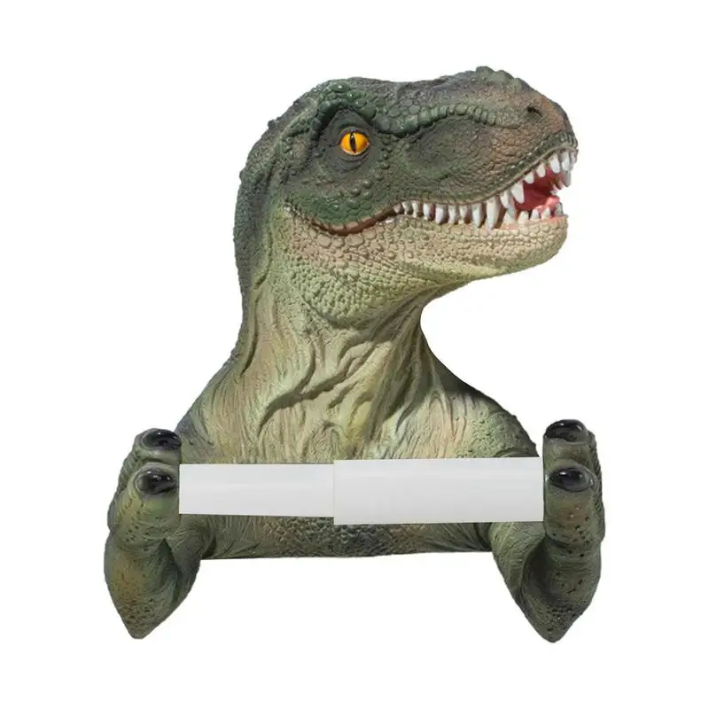 Dinosaur Toilet Paper Holder Wallmounted Roll Paper Holder Rack Home Tools For Bathroom