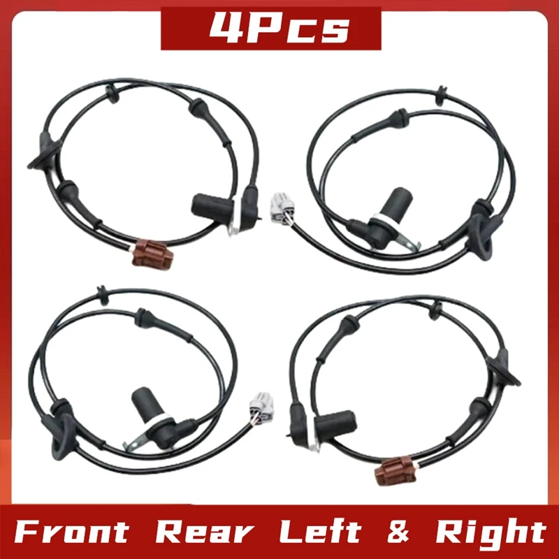 Front Rear Left & Right ABS Wheel Speed Sensor For Nissan X-Trail T30 47911-8H300 47910-8H300 47901-8H300 47900-8H300