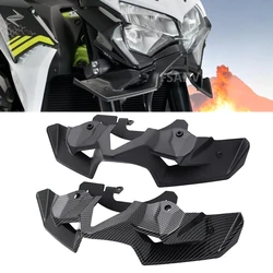 Carbon Naked Front Spoiler Winglet Aerodynamic Wing Kit Spoiler For Kawasaki Z900 Z 900 2020 2021 2022 2023 2024