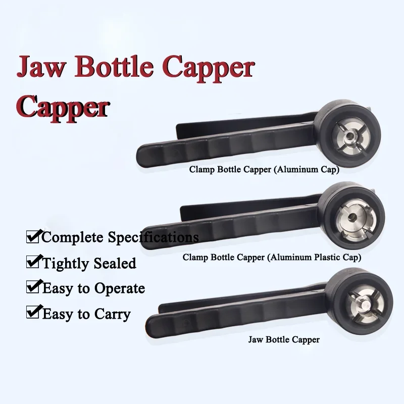 

Glass Vial Crimper 11mm 13mm 20mm Bottle Crimping Capping Tools Vial Sealing Machine Capper Bottle Aluminum Cover