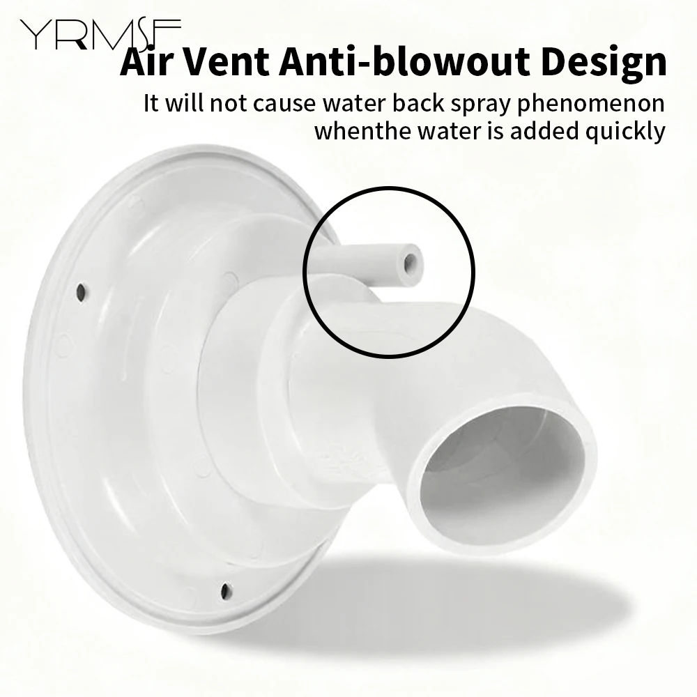 

Gravity Water Inlet White Round with Lock for RV Caravan Boat Camper Trailer Exterior Hatch Auto Accessories Travel Adventures