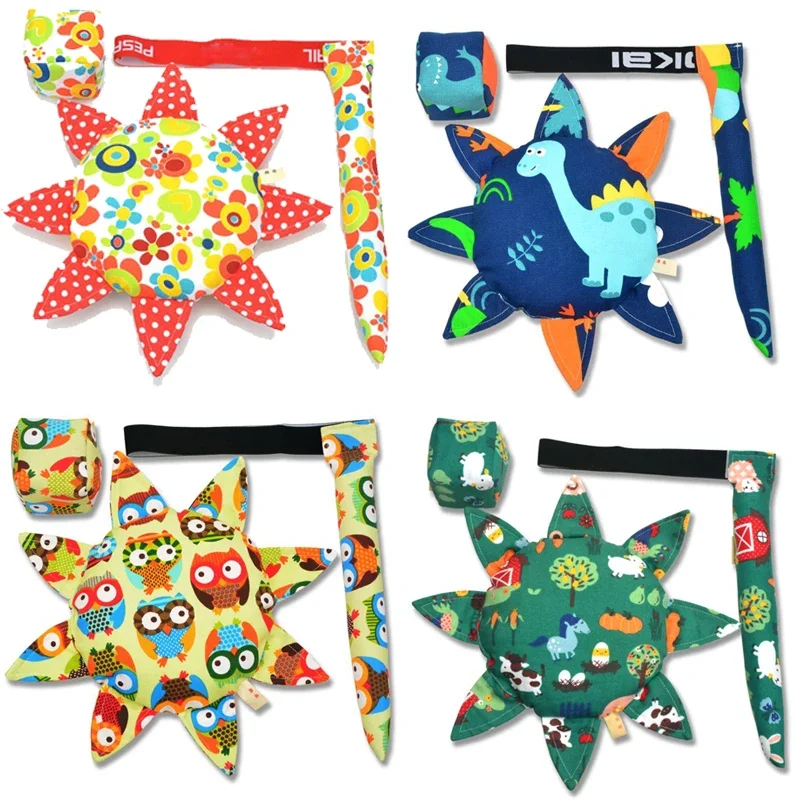 3pcs/Set Soft Flying Plate Sandbag Cloth Tail Kindergarten Children Outdoor Games Interactive Toy Sensory Kids Toys Boys Girls