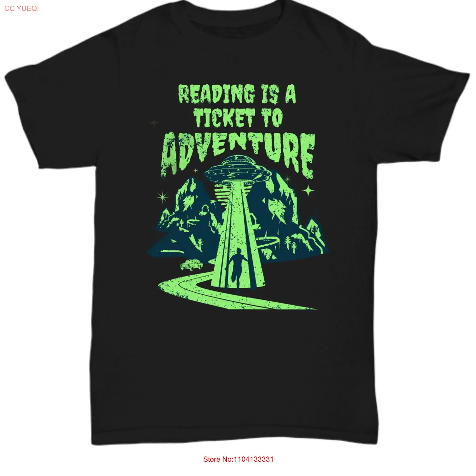 READING IS A TICKET To Adventure T Shirt For Book Lovers Unique Library Read Across America Sci Fi Fan