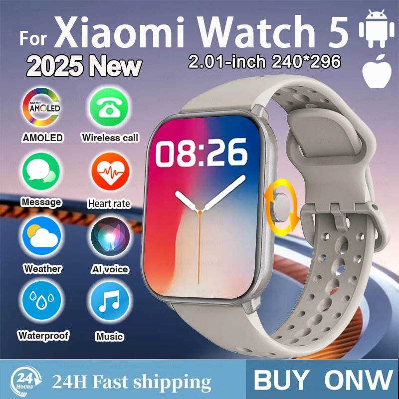 

Новые модные мужские и женские умные часы для здоровья, пульсометр, HD AMOLED, сенсорный экран, IP68, водонепроницаемые, Bluetooth, умные часы для звонков для Xiaomi