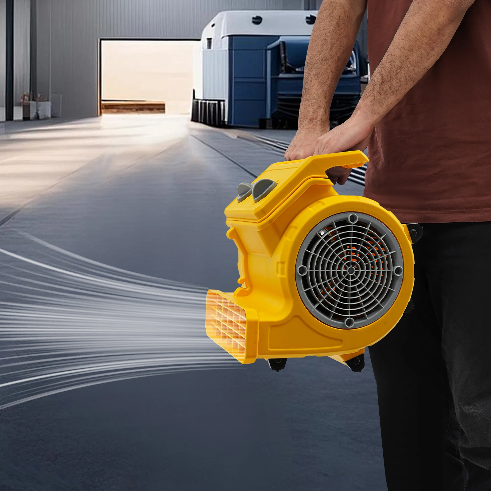 

110V 250W Household High Wind Blower Moisture Removing Floor Dryers with 3-Speeds Ventilators Hotel Carpet Dryer Household