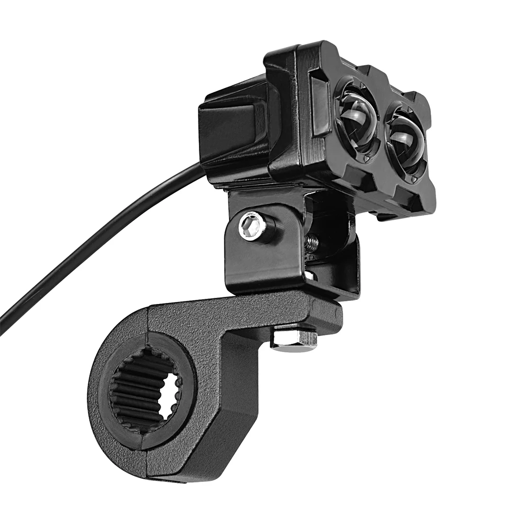 

LED Double Lamp Bead Auto Square Motorcycle Aluminum Alloy Car Waterproof Stable LED Chips Installation Vehicle Use