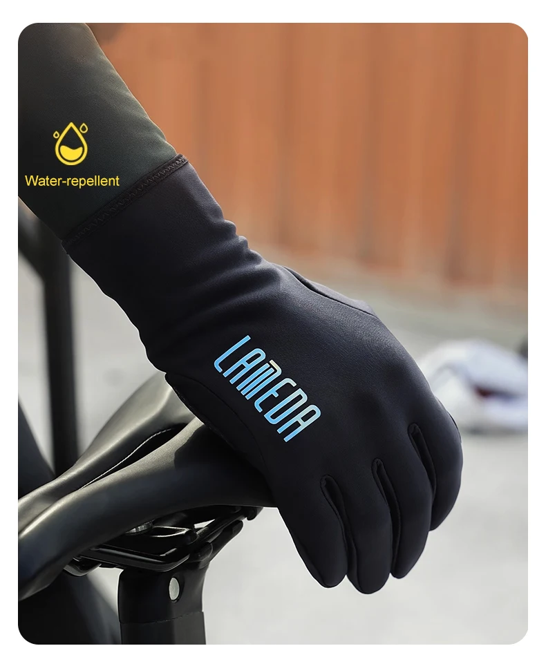 LAMEDA Winter-Fahrradhandschuh, Touchscreen, Reiten, Thermo, warm, Straße, Vollfinger, wind- und wasserdichte Handschuhe, Fahrradzubehör – Detail 8