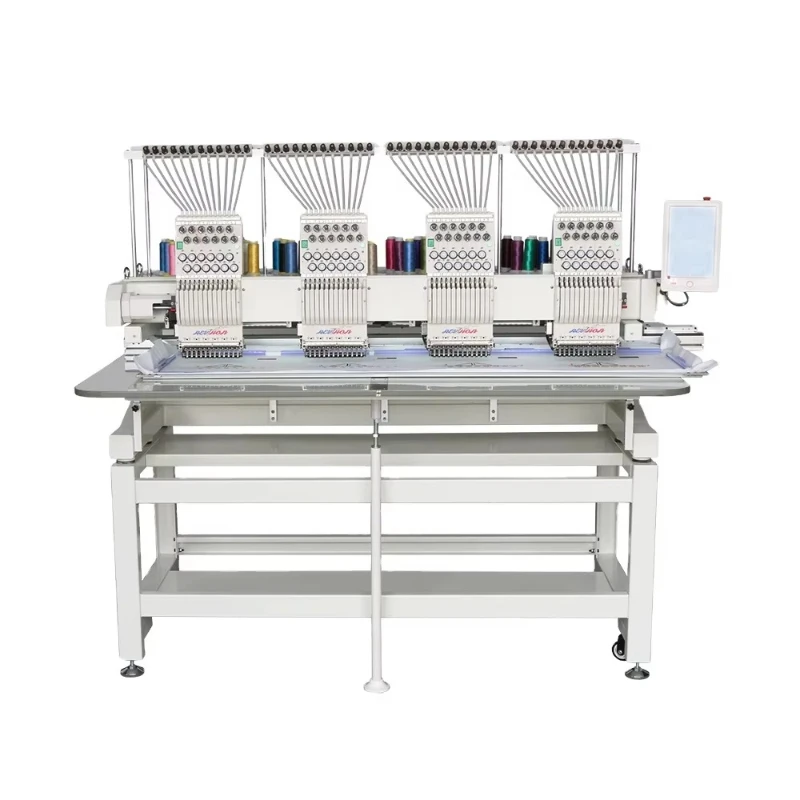 4 Head Embroidery Machine Four Head Computerized Automatic Embroidery Machine