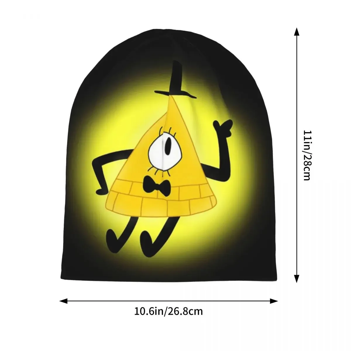 Bill Cipher Warm Knitted Cap Fashion Bonnet Hat Autumn Winter Outdoor Beanies Hats for Men Women Adult