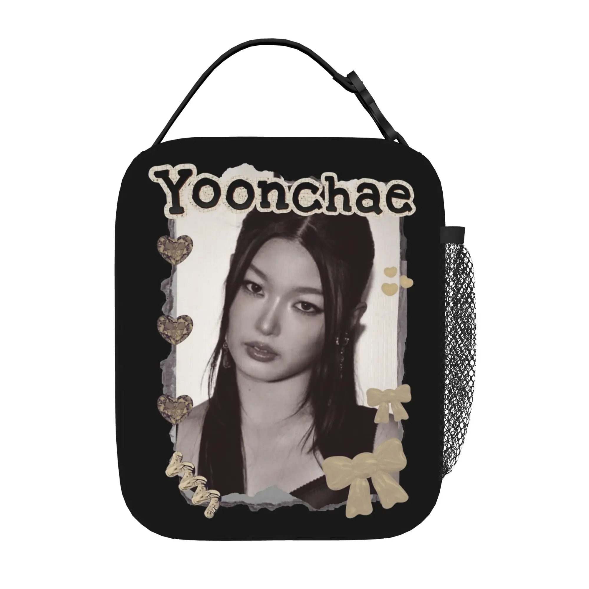 Yoonchae Katseyes Kpop Girl Group Thermal Insulated Lunch Bag for Office  Portable Food Bag Container Cooler Thermal Lunch Boxes