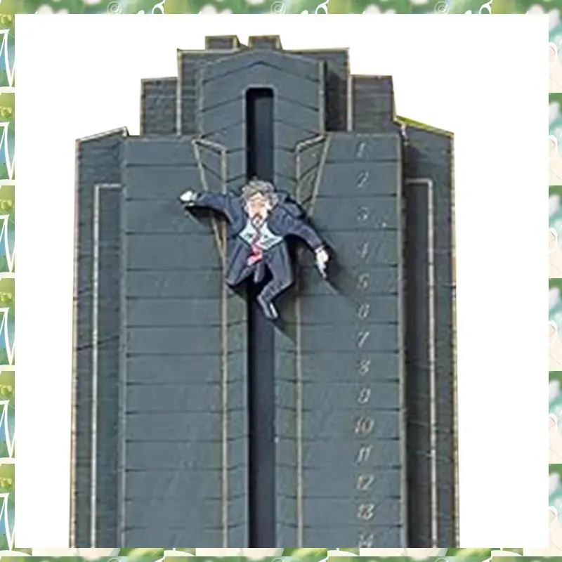 FIZP Gruber يسقط عن Nakatomi Plaza، تقويم مضحك لعيد الميلاد والهالوين، تقويم خشبي للعد التنازلي لعيد الميلاد، ديكور متين