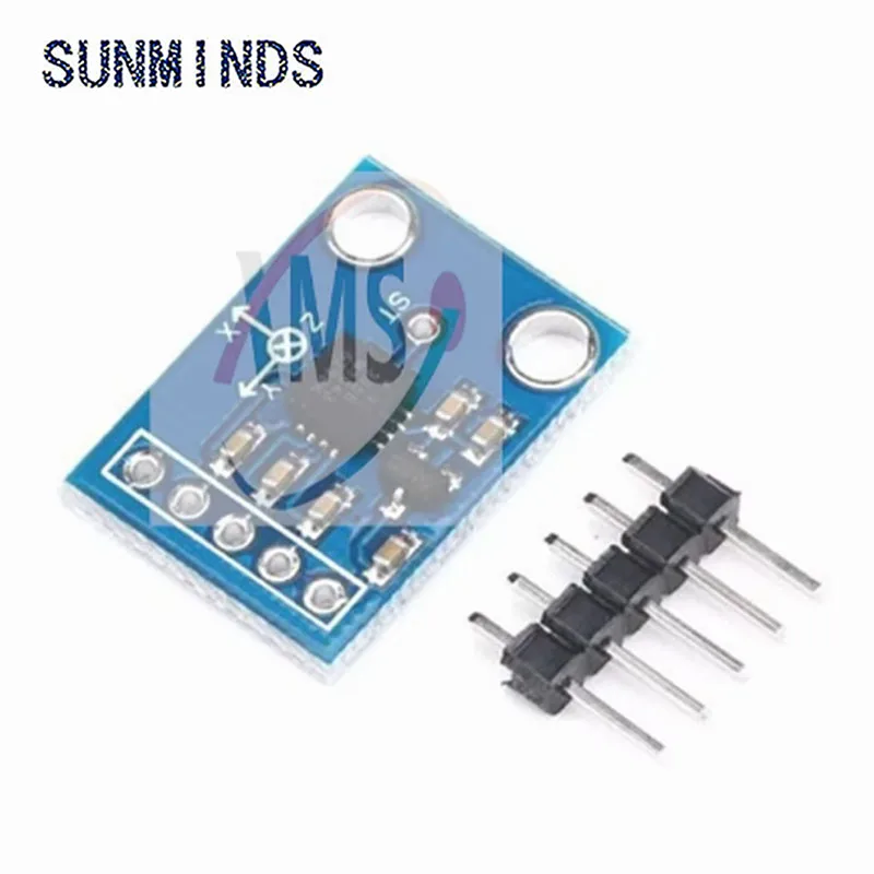 Acelerômetro de saída analógica de 3 eixos, módulo sensor de aceleração, transdutor angular, 3V-5V, GY-61, ADXL335, 1pc