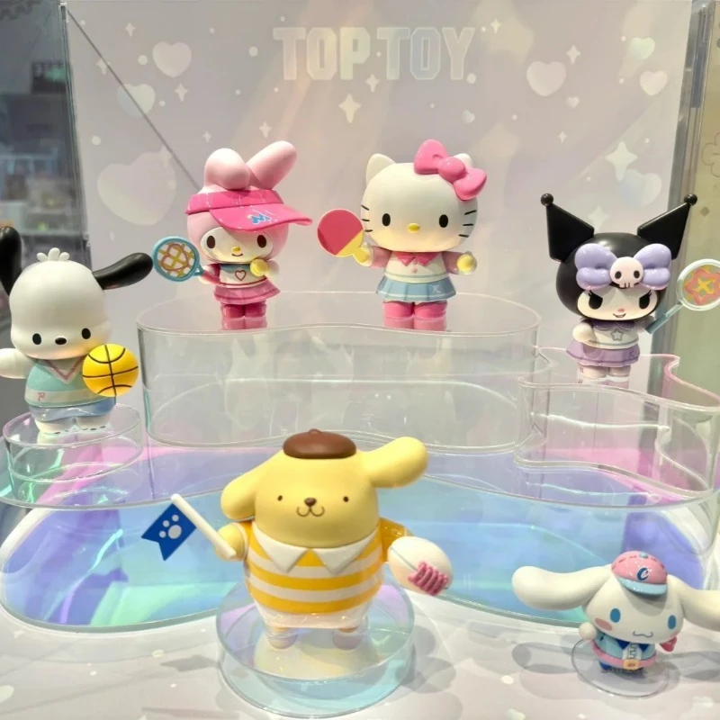 

TOPTOY Kuromi Яркая серия спортивных встреч слепая коробка MY MELODY Pachacco Mystery Box кукла-сюрприз подарок милый орнамент украшение