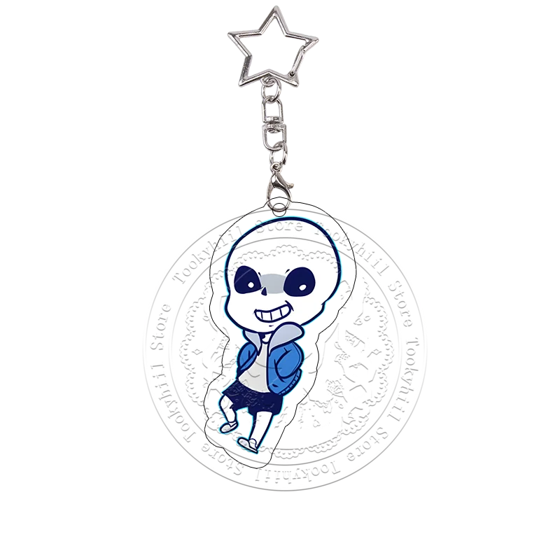 Undertale Acryl-Schlüsselanhänger Frisk Undyne Napstablook Cross Sans Anime Cartoon Spiel Sammlung Taschenanhänger Geburtstagsgeschenk – Detail 15