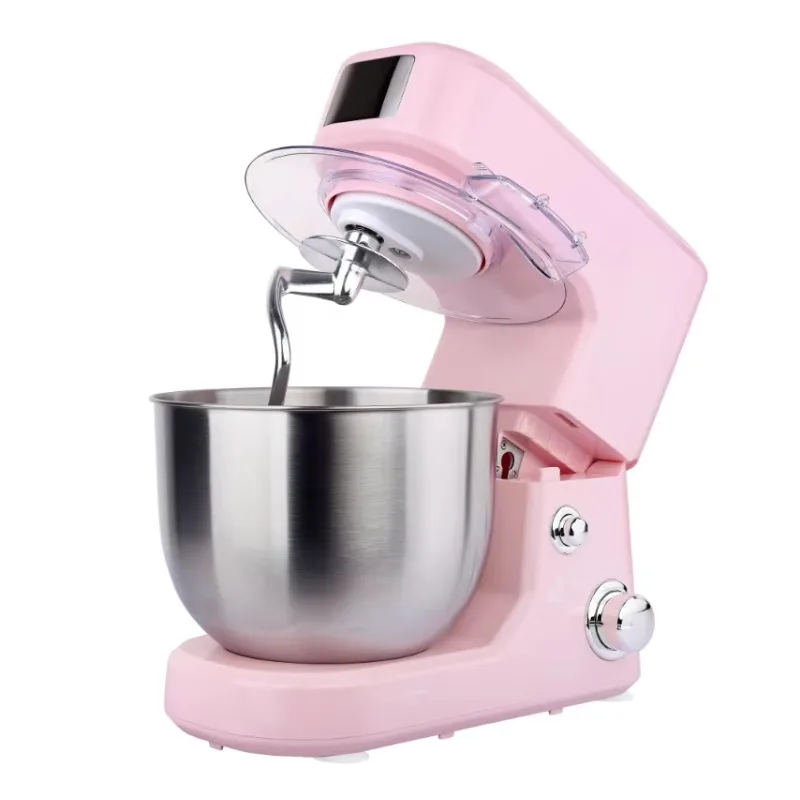 

Multifunction Electric Cake Mixer Machine With Stand Plastic Housing Dough Hook Accessory Food Mixer