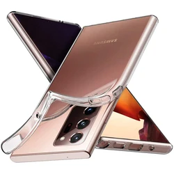 Clear Soft Case For Samsung Galaxy Note 20 Ultra Note 8 9 10 Plus Transparent Silicone Full Cover Phone Case Thin