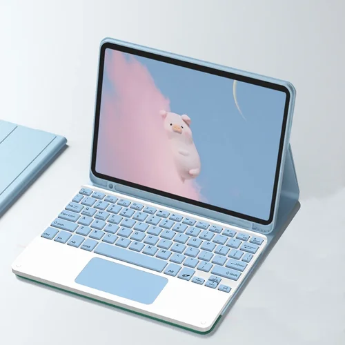 Para iPad Air 2025 M3 Funda de 11 pulgadas con cubierta de teclado Bluetooth para nuevo iPad 2025 Air 11 M3 Funda de teclado mágico con retroiluminación Funda