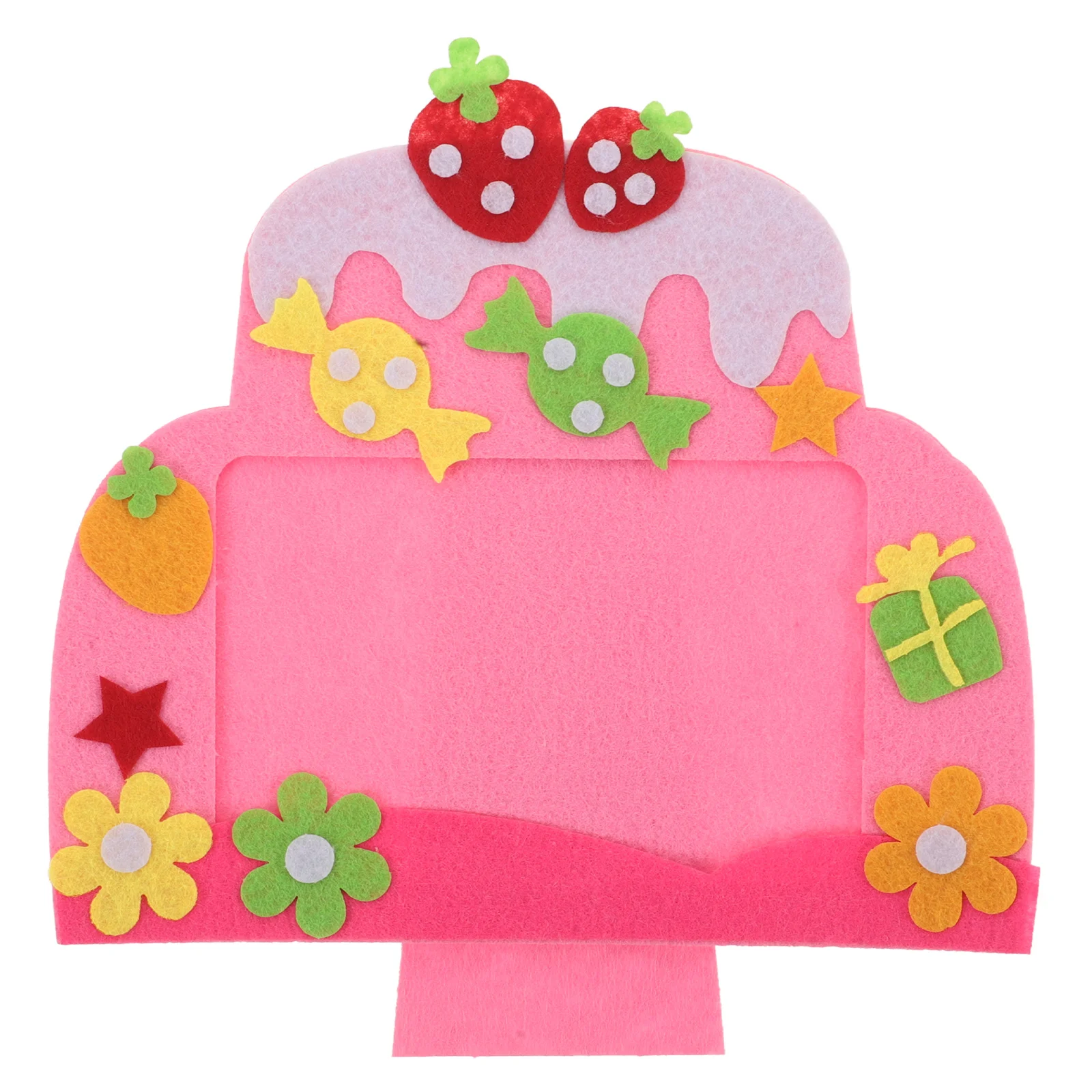 

DIY Photo Frame Kit Non-Woven Fabric Material Creative Household Decor Stable Durable Easy Storage Unique Design Excellent