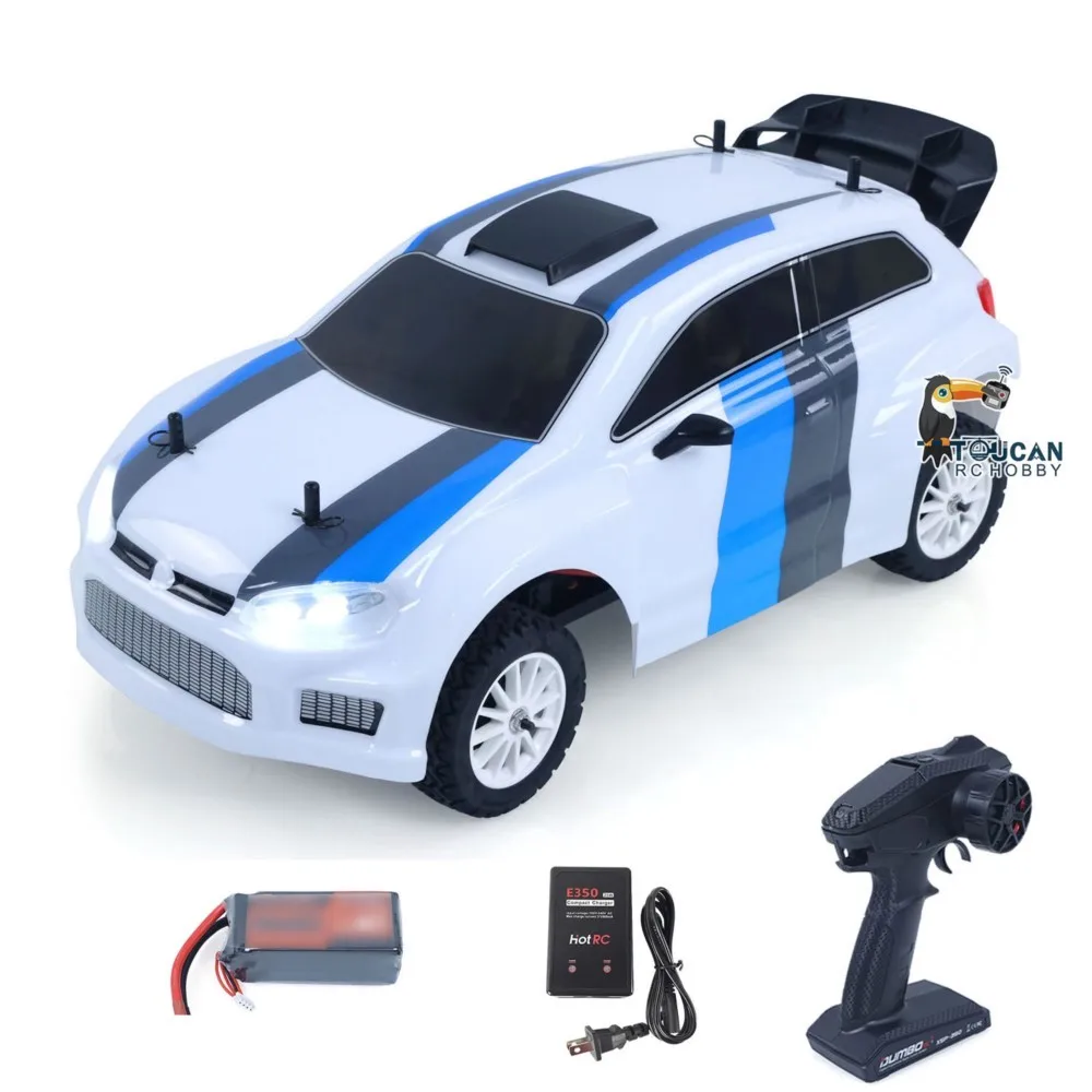 US Stock 1/10 70KM/H 4*4 Remote Control RC Racing Car Brushless Electric Vehicle Hobbywing 60A ESC 3 Differentials Metal Gears
