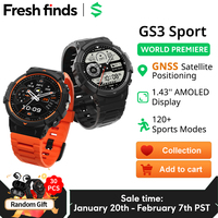 [World Premiere]Black Shark GS3 Sport Smart Watch Global Version 1.43'' AMOLED Display 18 Days Battery Life 5ATM GNSS