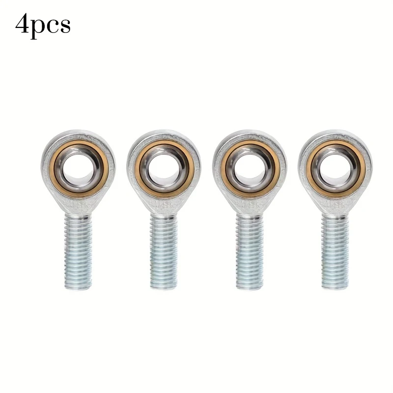 4pcs High Quality Steel Rod End Spherical Bearing 6mm-12mm Metric Size Right Hand Standard Thread SA T/K POSSA 8 PHSSA Ball Head