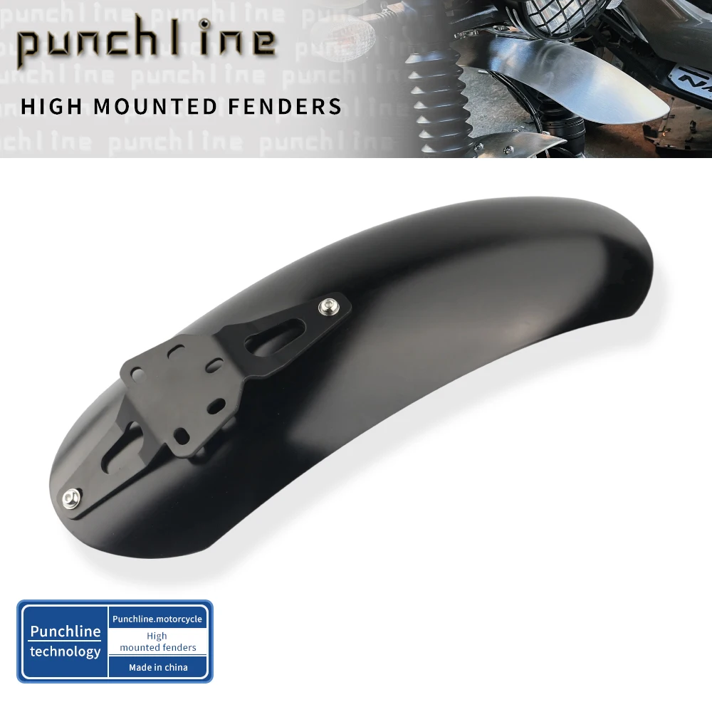 

Fit For Street Twin 900 Speed Twin 900 Street Scrambler 900 High Position Front Wheel Fender Mudguard Extender Accessories