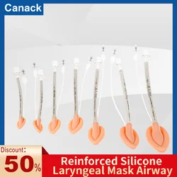 Canack 1pc/7pcs Disposable Reinforced Silicone Laryngeal Mask Airway For Kids Adults Size 1.0\1.5 \2.0 \2.5 \3.0 \4.0 \5.0 New