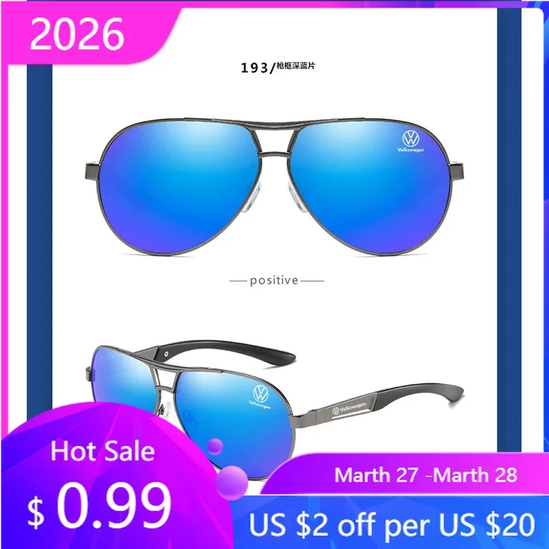 

VW GTI GOLF 2026 Hot For VW VOLKSWAGEN Car High End Fashion Sunglasses Volkswagen R GTI Golf Touareg Jetta Polo Magotan Tiguan A