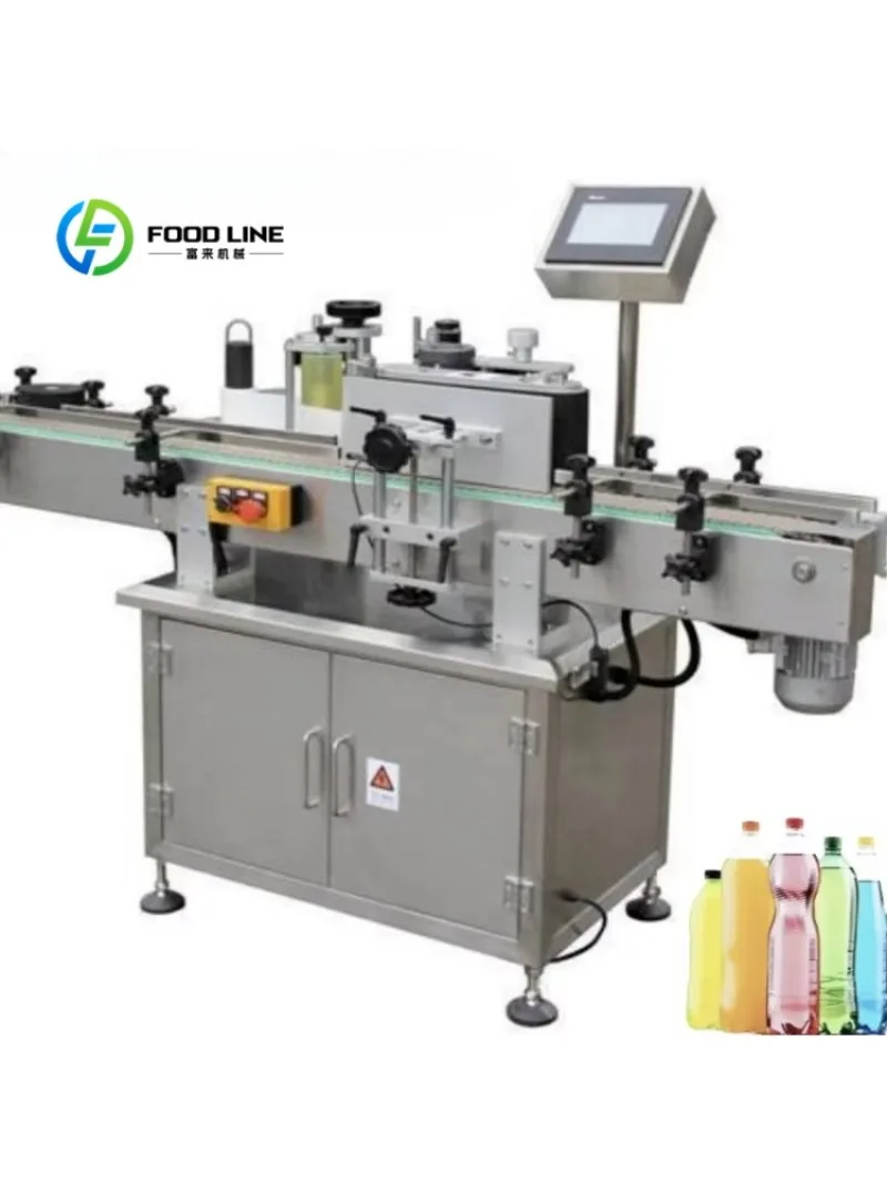 Custom Made Multi-functional  Rolling Labeling Machine for Food Daily Round Bottle