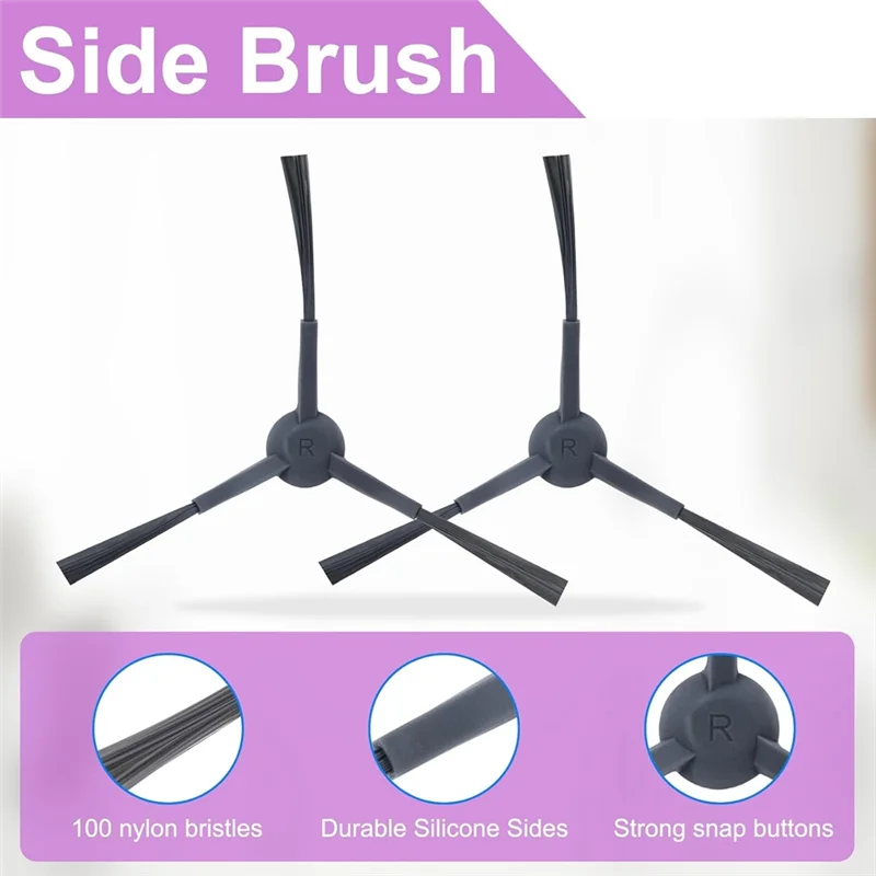 For EUREKA J15 Pro Ultra Vacuum Cleaner Spare Parts Bundle 25PCS Main Brush, Side Brush, Hepa Filter, Dust Bag Mop Cloth,Requisi