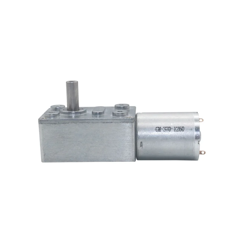 6V 12V 24V Worm Gear Motor DC High Torque Self Lock for  Automation Equipment JGY370 Worm Gearmotor Reduction Gear Motor 12V