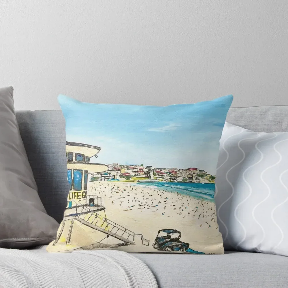 Bondi Beach Lifeguards Hut Throw Pillow Christmas Throw Pillows Covers Throw Pillow pillow