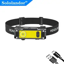 Powerful LED Headlamp with Motion Sensor Fishing Lantern USB Rechargeable 18650 Flashlight  Waterproof Torch Headlight